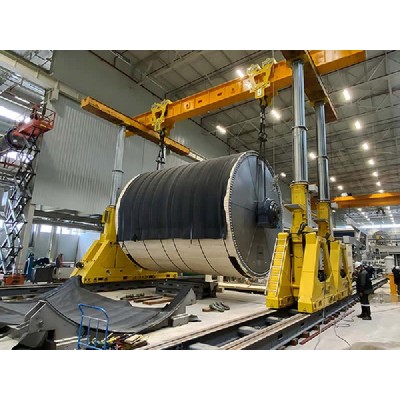 50 Ton Portable Hydraulic Gantry 12m Lift 24m Span for Heavy Equipment Yard