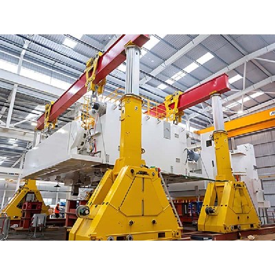 16 Ton Portable Hydraulic Gantry 13m Lift 24m Span for Warehouse