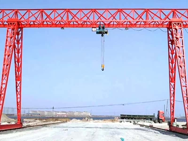 32t Truss Gantry Crane 9m Height 30m Span for Infrastructure Projects