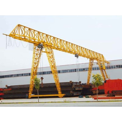 10 Ton Truss Gantry Crane 9m Lifting Height 26m Span for Port Logistics