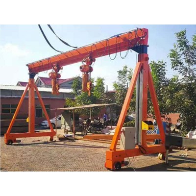 5t Portable Gantry Crane 4m Lift 5m Span for Mechanical Processing