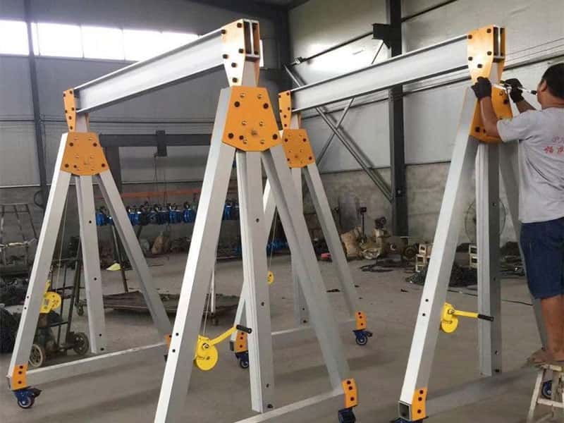 5t Portable Gantry Crane 9m Lift 10m Span for Construction Projects