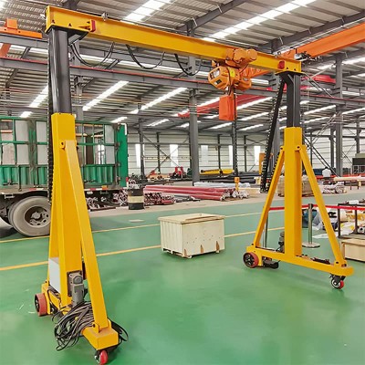 10t Mobile Gantry Crane 12m Height 11m Span for Construction Sites