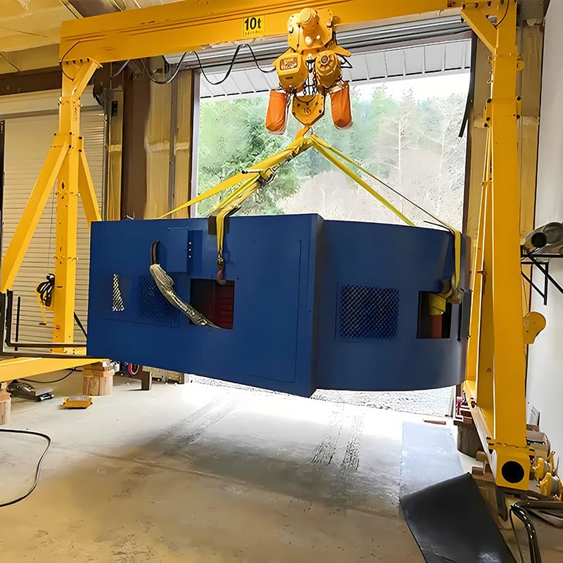 3t Mobile Gantry Crane 10m Height 10m Span for Auto Repair Factories