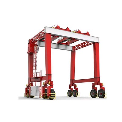 150t Rubber Tired Gantry Crane 45m Span 25m Lift Heavy Duty