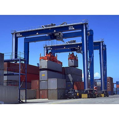 800t Rubber Tired Gantry Crane 45m Span 27m Lift A7 Class