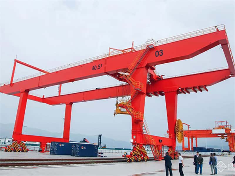 50t Container Gantry Crane Span 30m Height 18m for Mega Railway Yard