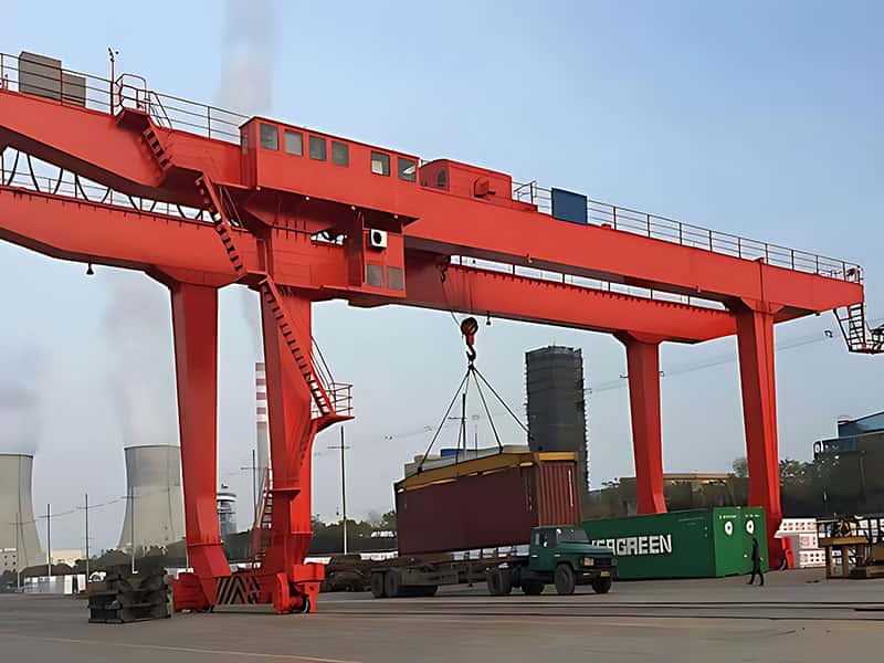 50t Container Gantry Crane Span 30m Height 18m for Mega Railway Yard