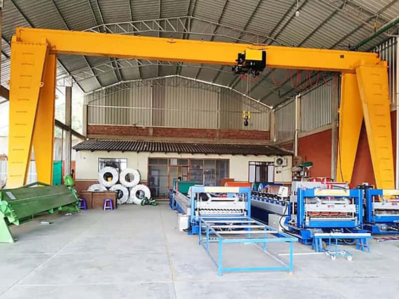 800t Euro Gantry Crane Span 35m Height 28m for Giant Shipyard