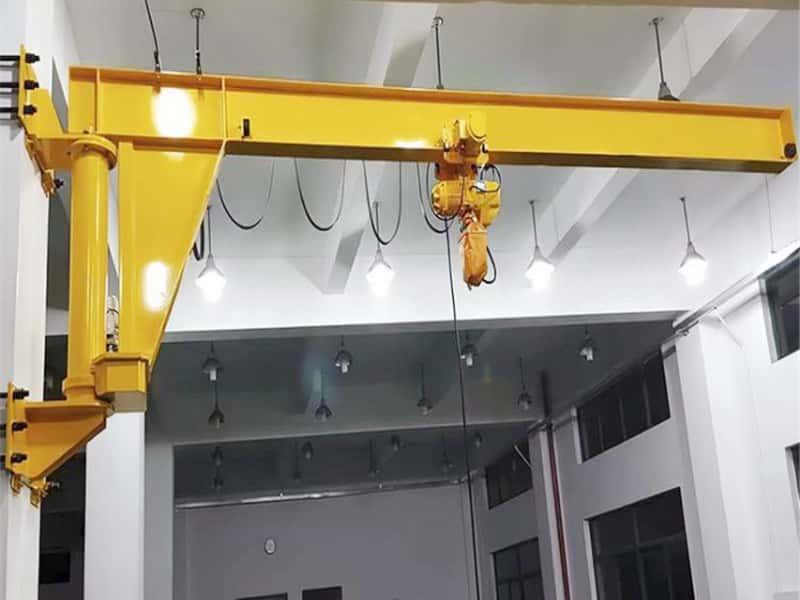 3T Wall Mounted Jib Crane 10M Span 12M Lift Dock