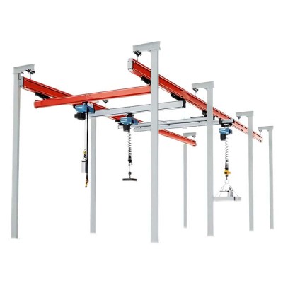 0.5T Freestanding Bridge Crane 7M Lift 10M Span Food Production