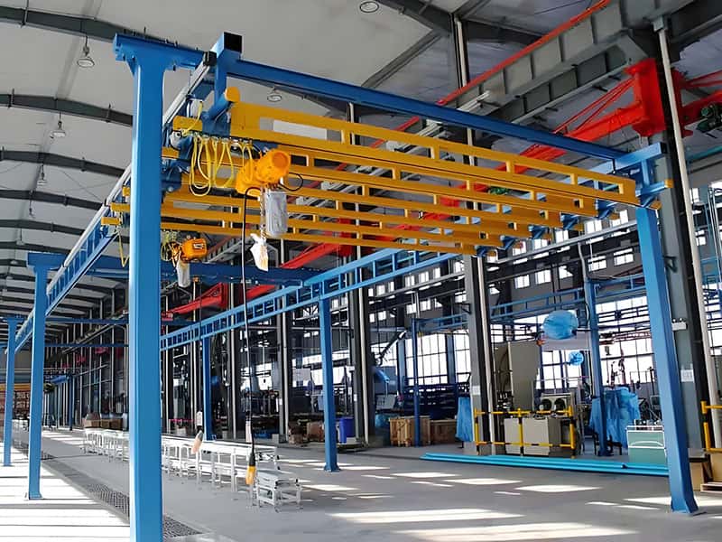 3T Freestanding Bridge Crane 3M Lift 5M Span Shipbuilding