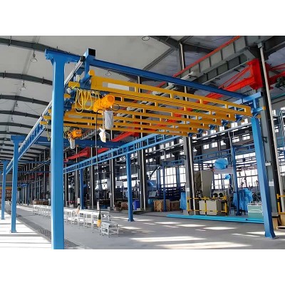 3T Freestanding Bridge Crane 5M Lift 8M Span Electronic Assembly