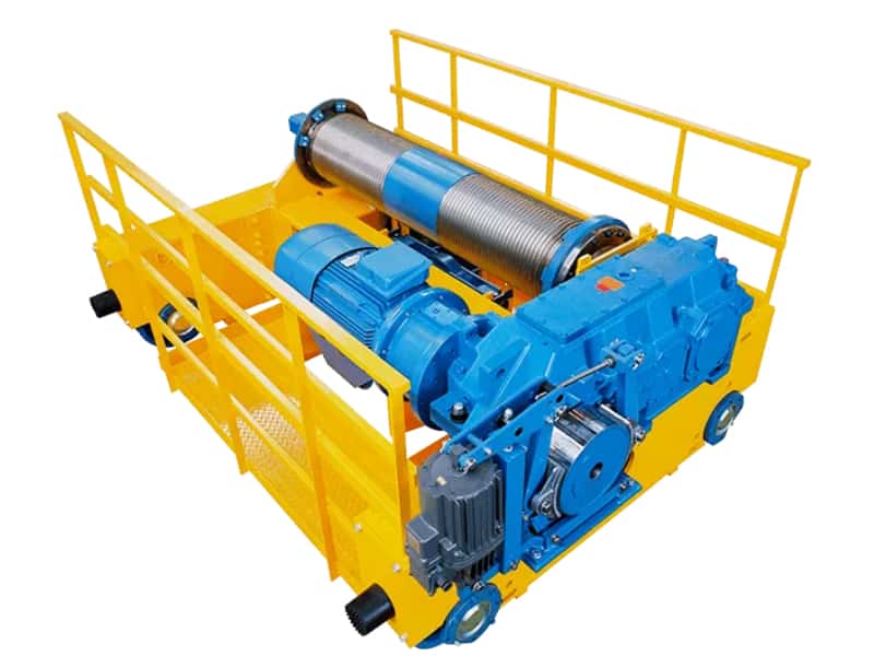 75t Winch Trolley 30m Lift for Gantry Crane Heavy Offshore Component Handling