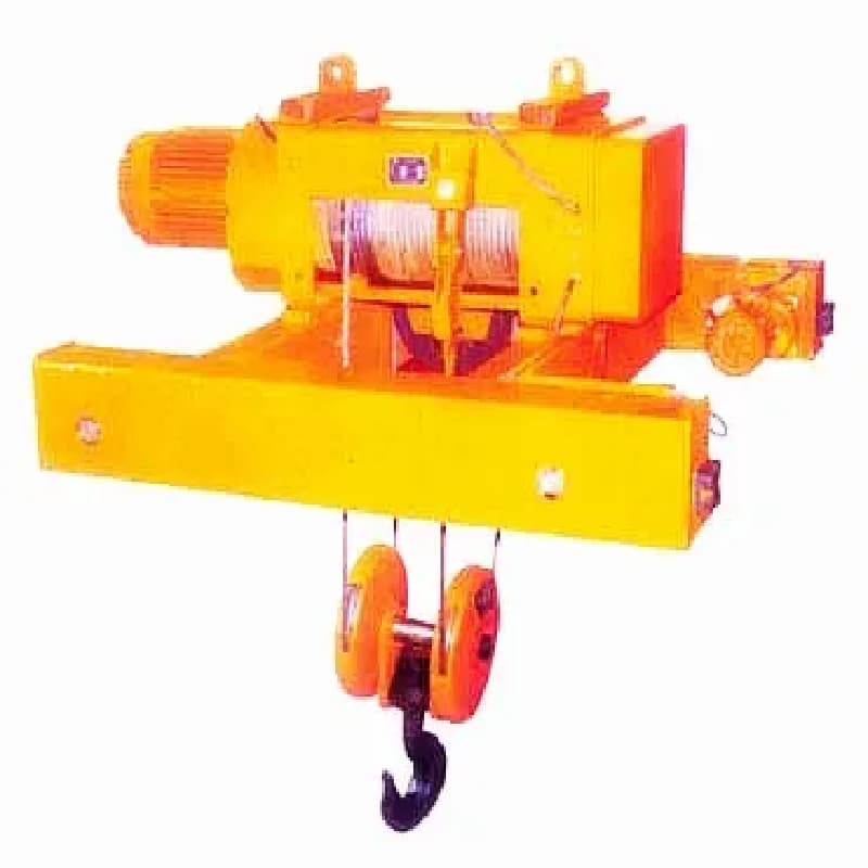 LH 50/10T Double Girder Overhead Crane Hoist with Trolley 9m Indonesia