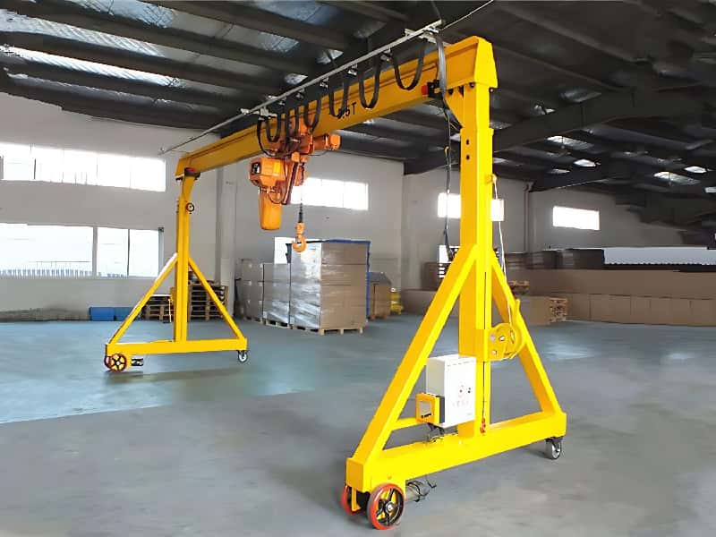 2T Electric Trackless Gantry Crane for Pakistan Granite – 2m Lift 10m Span