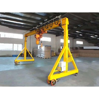 2T Electric Trackless Gantry Crane for Pakistan Granite – 2m Lift 10m Span
