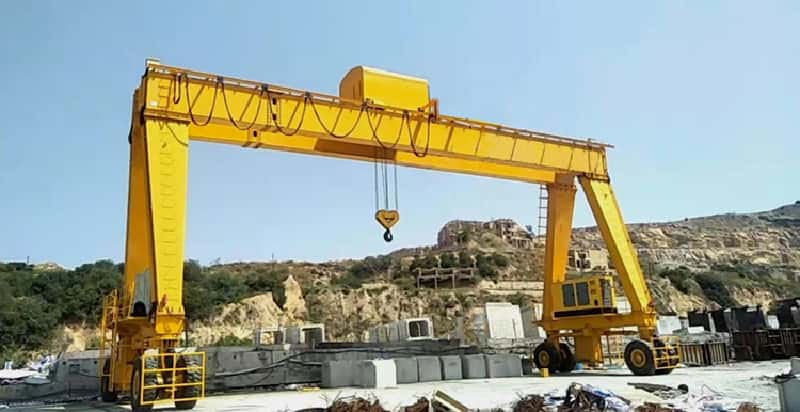 300T Double Beam Gantry Crane H=16m Span 24m for Indonesia Energy