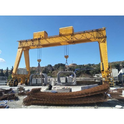 10T Double Beam RTG Crane Lifting Height 5m Span 15m for Vietnam