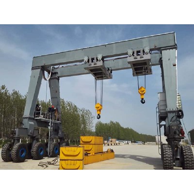 300T Double Beam Gantry Crane H=16m Span 24m for Indonesia Energy