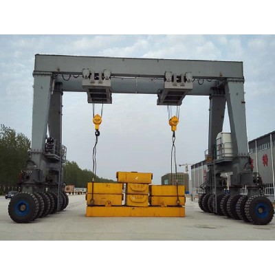 150T Double Beam Mobile Gantry Crane H=15m Span 25m for Brazil