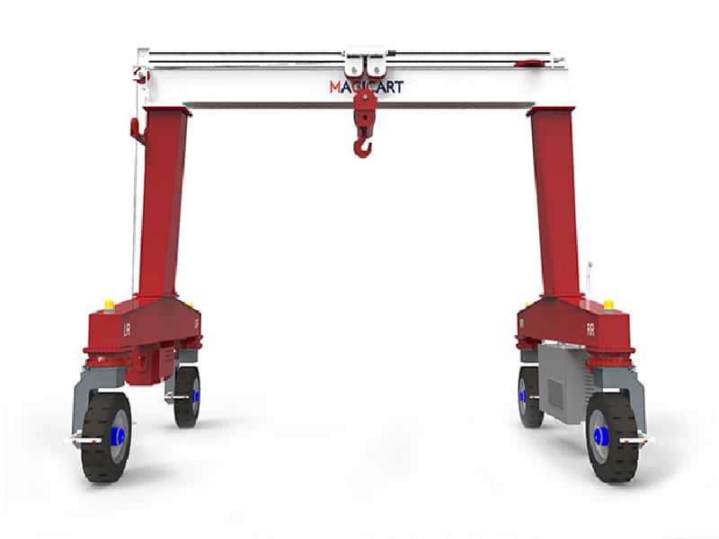 FR 100 100T RTG Crane for Nigeria with 5.5m Lift & 4m Span