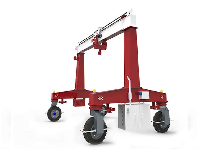 FR 50 50T RTG Crane for Nigeria with 2.5m Lift & 3m Span