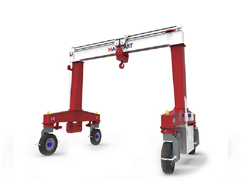 FR 50 50T RTG Crane for Nigeria with 2.5m Lift & 3m Span