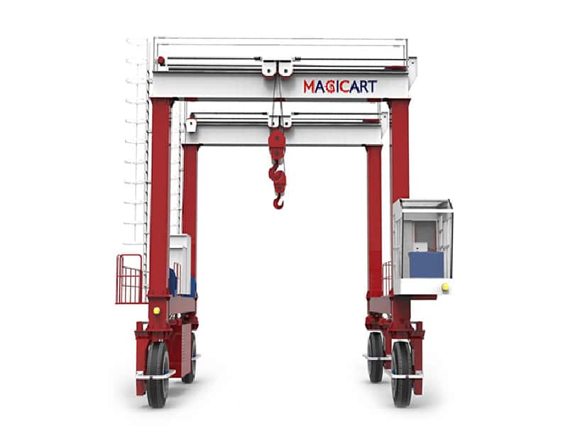 DB10 10T Double Hook RTG Crane for Bangladesh 9m Lift 10m Span