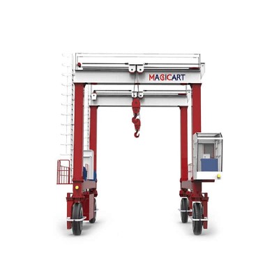 DB10 10T Double Hook RTG Crane for Bangladesh 9m Lift 10m Span