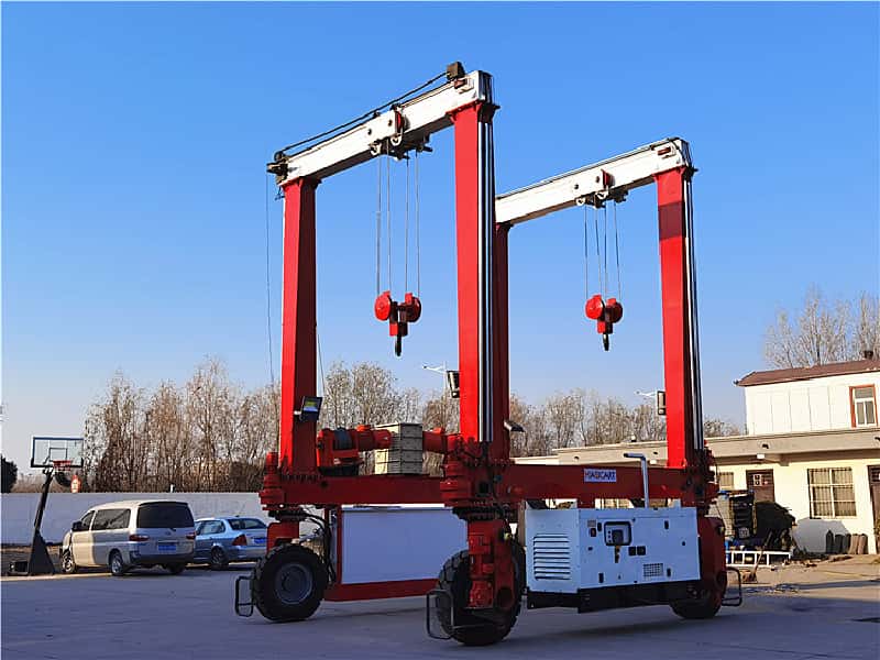 DB10 10T Double Hook RTG Crane for Egypt 3.5m Lift 12m Span