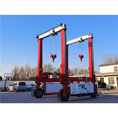 DB10 10T Double Hook RTG Crane for Egypt 3.5m Lift 12m Span