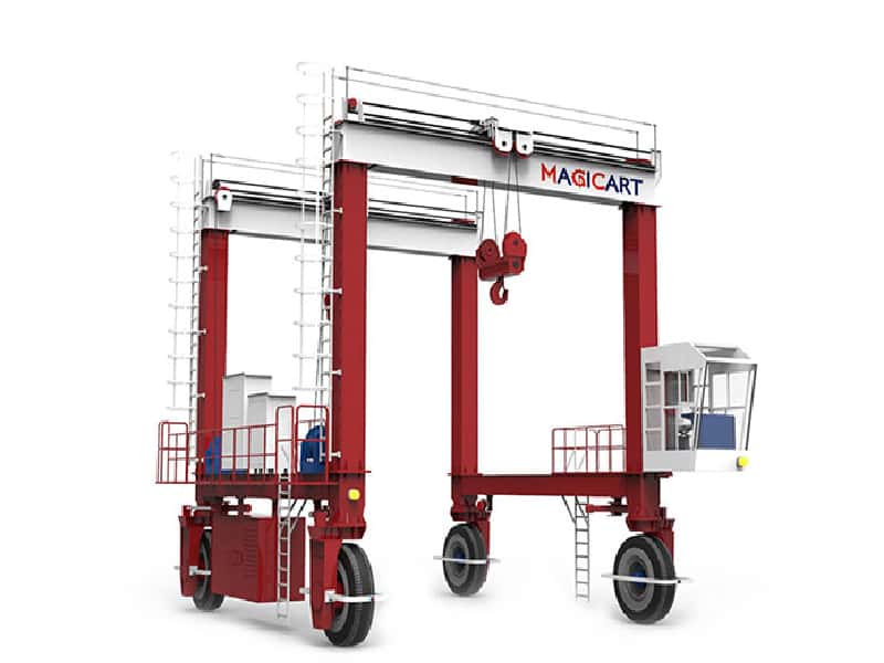 DB10 10T Double Hook RTG Crane for Egypt 3.5m Lift 12m Span