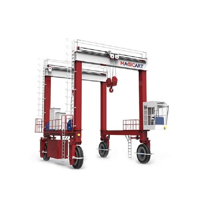 DB10 10T Double Hook RTG Crane for Tanzania 7m Lift 8m Span