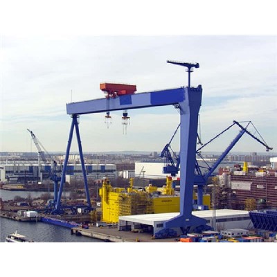 1000T Shipbuilding Gantry Crane for Bangladesh 21m Lift 29m Span
