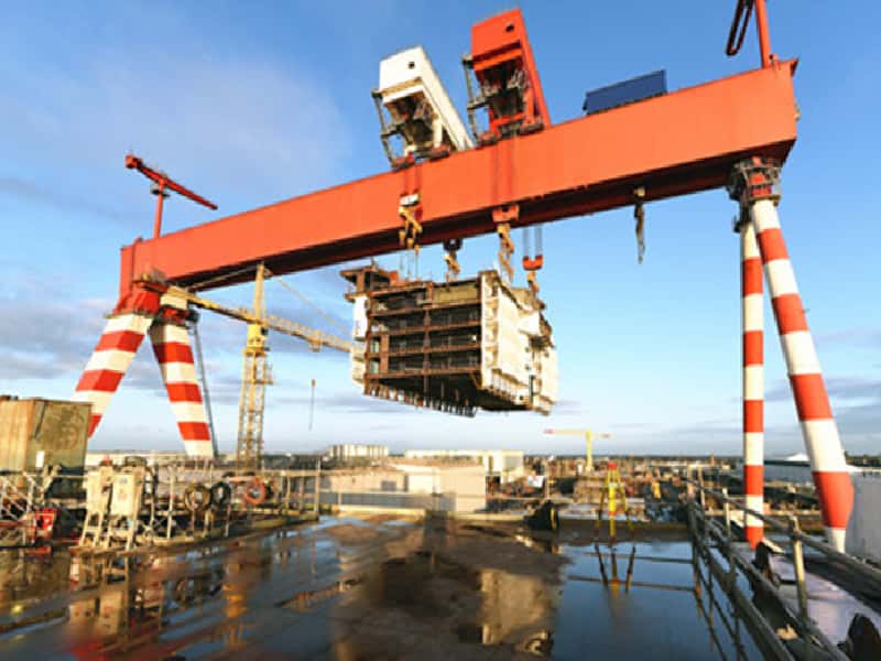 1000T Shipbuilding Gantry Crane for Bangladesh 21m Lift 29m Span