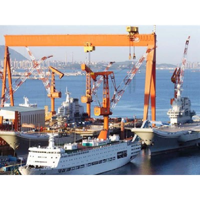 1000T Shipbuilding Gantry Crane for Egypt 25m Lift 35m Span