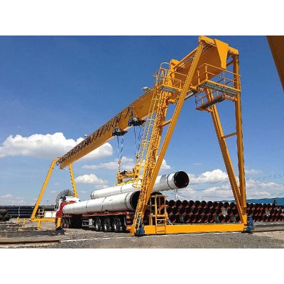 10t Single Girder Gantry Crane 28mx10m for Nigeria | Anti-Tipping System