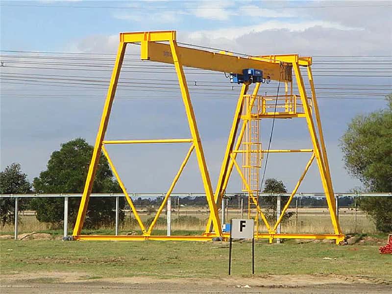 10t Single Girder Gantry Crane 30mx12m for Egypt | Lightweight Design