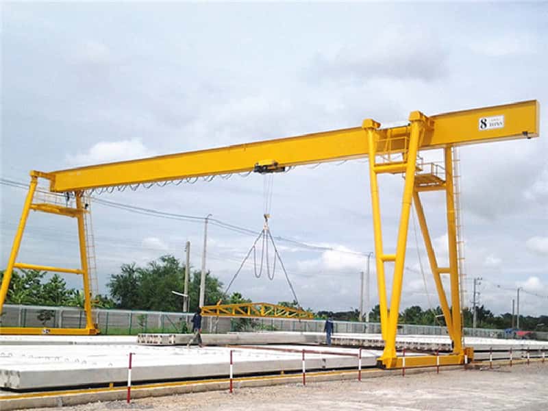 10t Single Girder Gantry Crane 30mx12m for Egypt | Lightweight Design