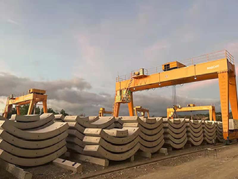 5t Double Girder Gantry Crane 30mx12m for Chile High Performance