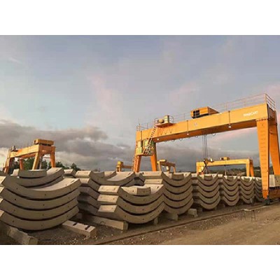 5t Double Girder Gantry Crane 10mx18m for Tanzania Flexible Cable