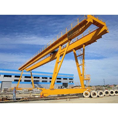 10t Double Girder Gantry Crane 10mx8m for Indonesia Driver Cabin