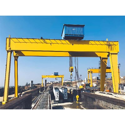 10t Double Girder Gantry Crane 12mx10m for Thailand Low Maint