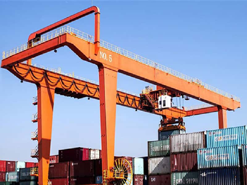 20t Rail Gantry Crane Egypt for ISO 20ft with NDT Welding