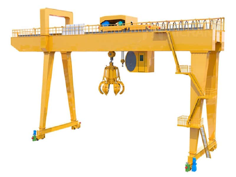10t Grab Gantry 13mx20m Tanzania with Three-in-One Geared Motor