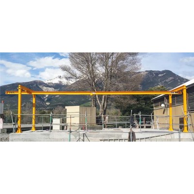 10t Fixed Gantry Monorail Crane 14mx9m Iraq for Loading Unloading Area