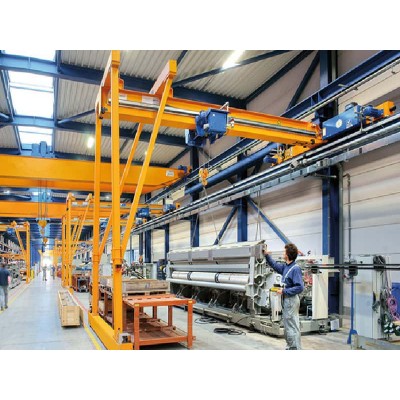 1t Semi-Gantry Crane 20mx15m Pakistan Cable Reel A5 Assembly