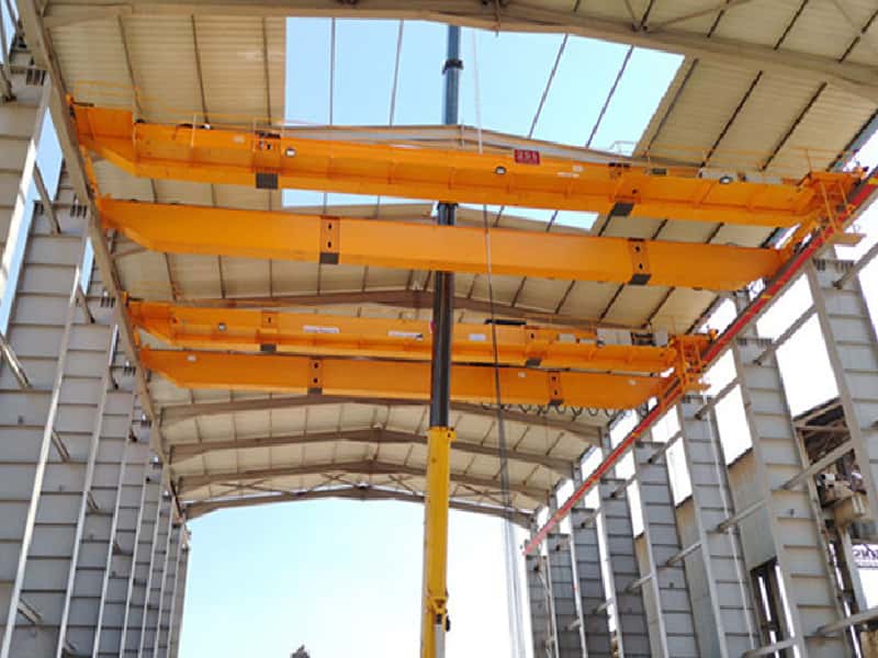 5t Double Girder Overhead Crane 20mx8m Pakistan Bus Bar Powered IP55