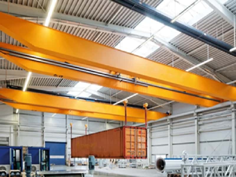 5t Double Girder Overhead Crane 20mx8m Pakistan Bus Bar Powered IP55